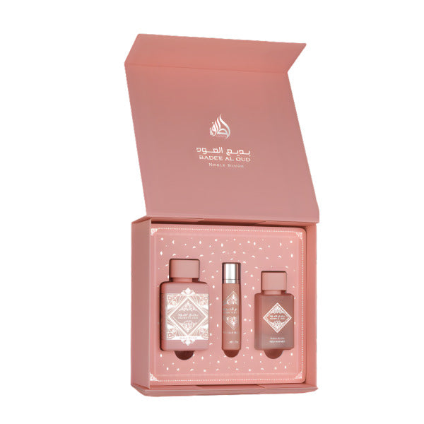 Lattafa Bade’e Al Oud Noble Blush Gift Set